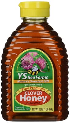 Y.S Eco Bee Farms ピュアプレミアム クローバーハニー 454 g
