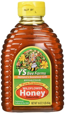 Y.S Eco Bee Farms ピュアプレミアムワイルドフラワーハニー 454 g
