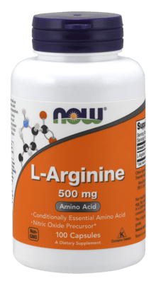 Now Foods L-アルギニン 500 mg 100カプセル