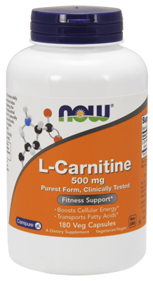 Now Foods L-カルニチン 500 mg 180ベジカプセル