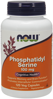Now Foods ホスファチジルセリン 100 mg 120 ベジカプセル