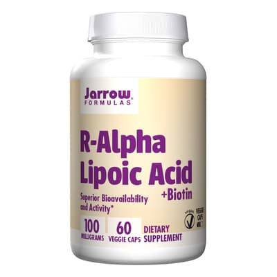 Jarrow Formulas R-アルファリポ酸  100 mg 60 ベジカプセル