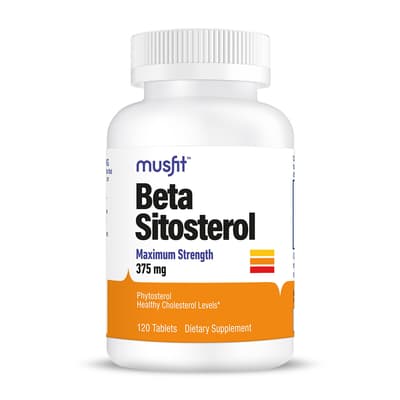 Musfit Beta Sitosterol Maximum Strength 375 mg 120 Tablets