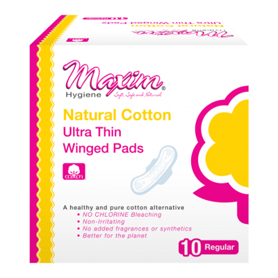 Maxim Hygiene Products Ultra Thin 羽付き レギュラー 10枚